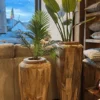 wortel teak houten vaas
