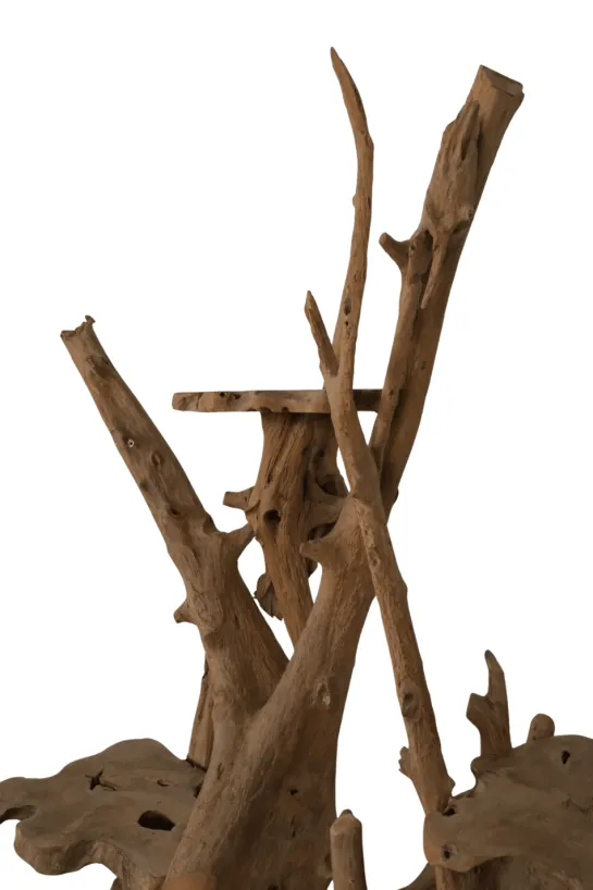 Wortelteak Kattenpaal / Etagère