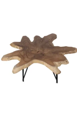 Wortel teak salontafel