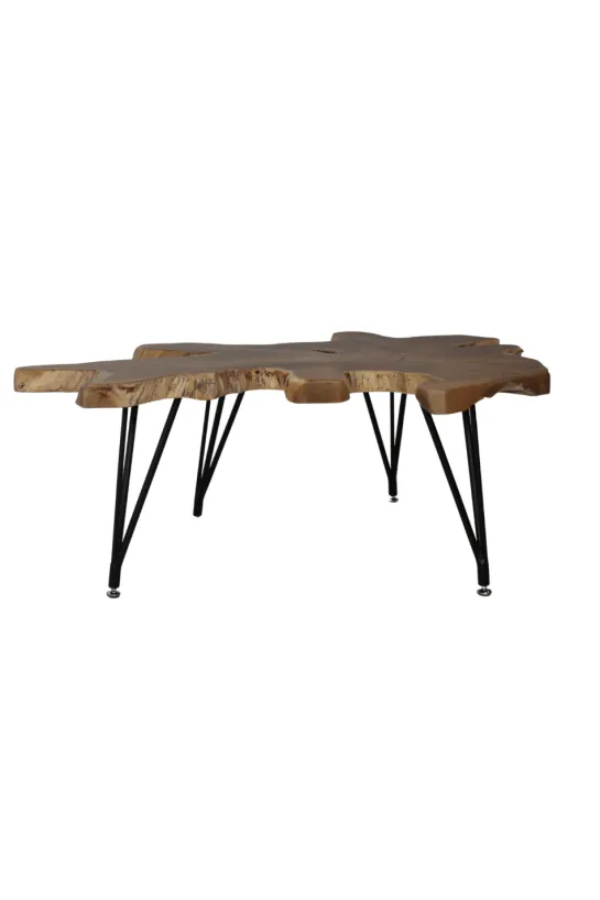 Wortel teak salontafel