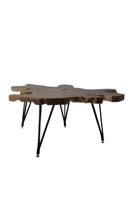 Wortel teak salontafel