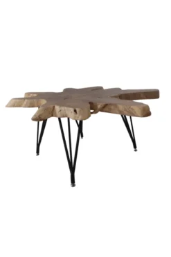 Wortel teak salontafel