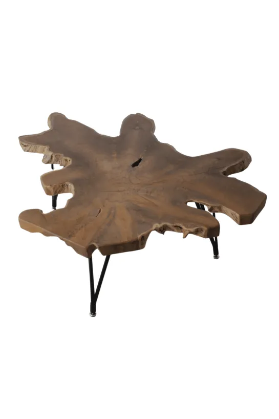 Wortel teak salontafel