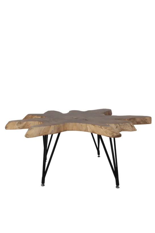 Wortel teak salontafel