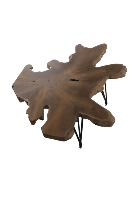 Wortel teak salontafel