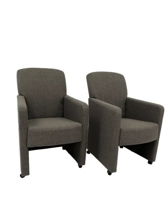 2 x Eetkamerstoel Morris grijs