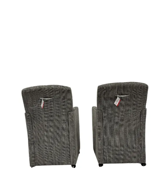 2 x Eetkamerstoel Morris zwart/wit