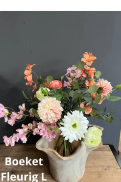Zijde Boeket Fleurig