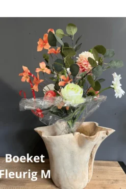 Zijde Boeket Fleurig