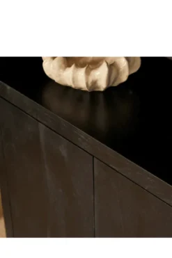 Zwarte boekenkast 90x45x200 cm
