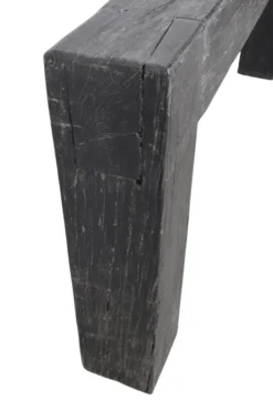 Zwarte Houten Balken Sidetable