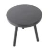 Zwarte salontafel rond