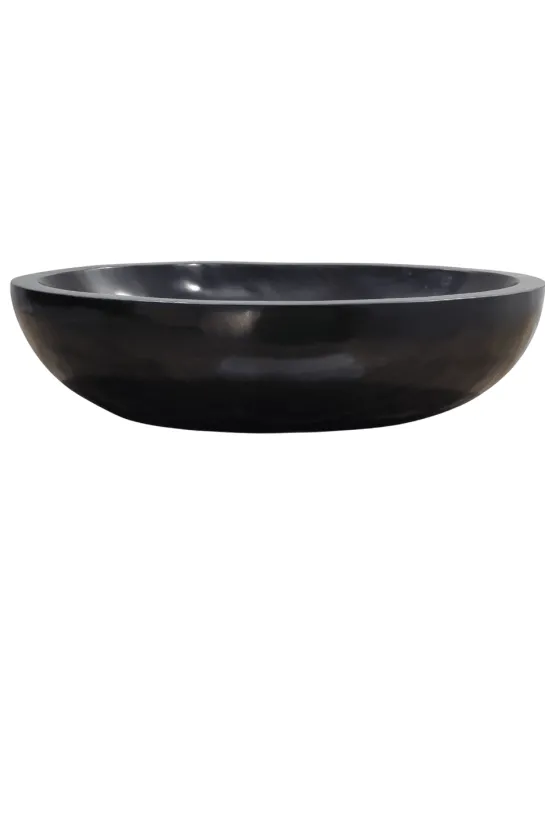 Zwart Ovale Marmeren Wasbak