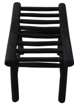 Zwart Teak Krukje van Stammetjes