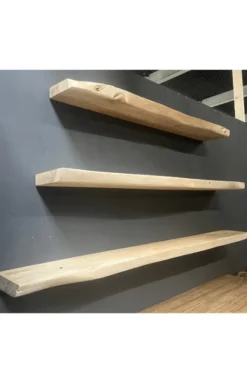 Zwevende Acacia Houten Planken – Naturel Eiken Look